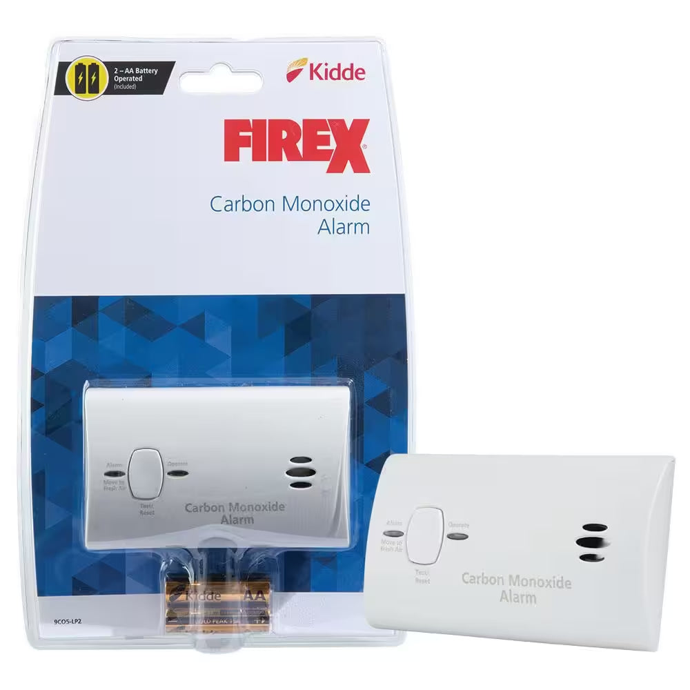 Firex Carbon Monoxide Detector, Battery Operated, CO Detector "