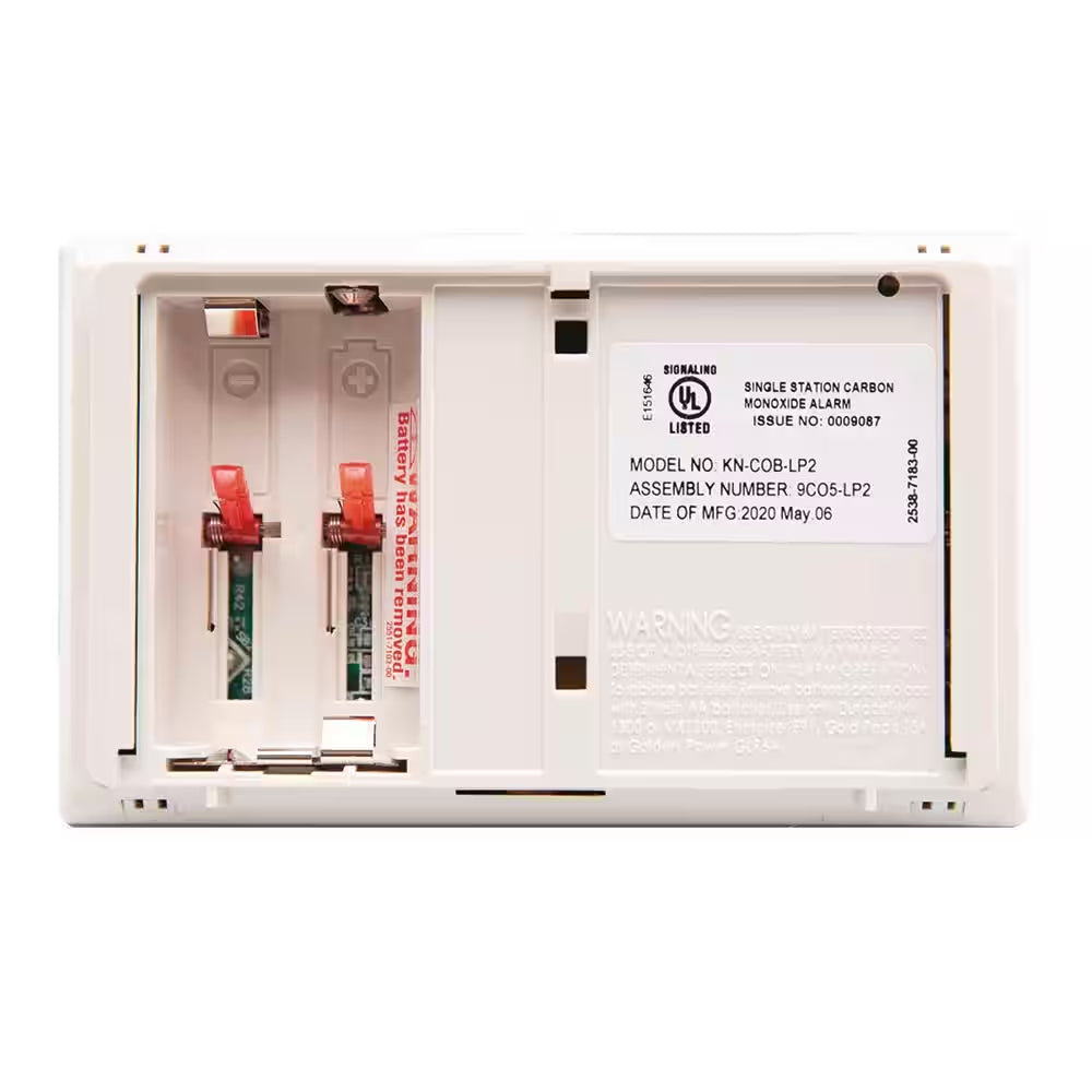 Firex Carbon Monoxide Detector, Battery Operated, CO Detector "