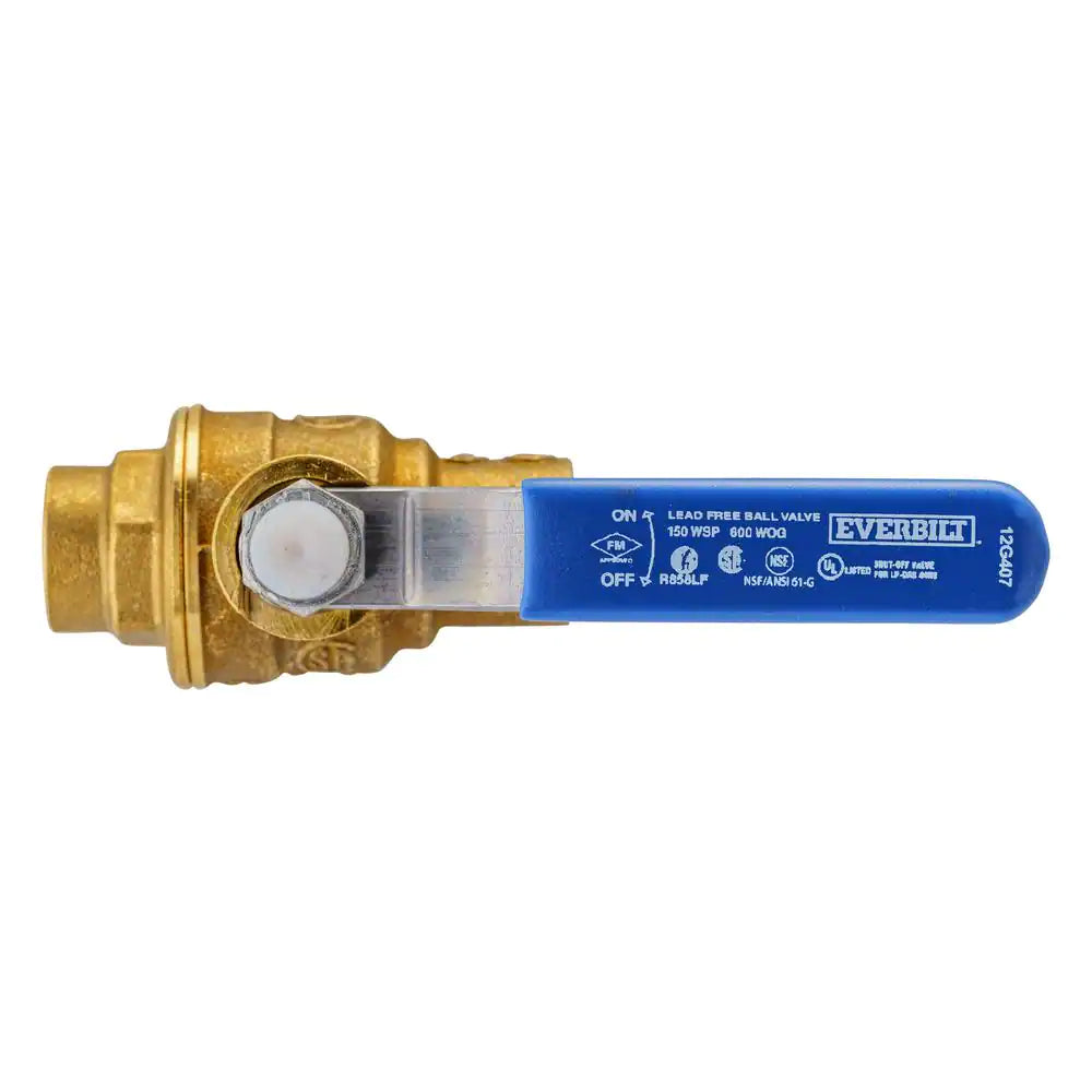 1/2 In. Brass C X C Full Port Ball Valve