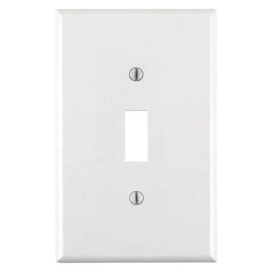 1-Gang White Midway Toggle Nylon Wall Plate (10-Pack) "